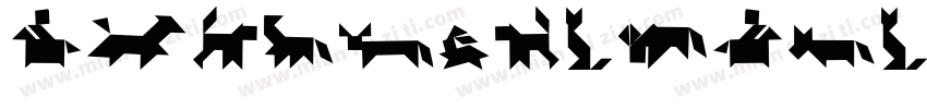 Gothic Tangram Rounded Regular字体转换